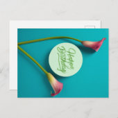 HAPPY BIRTHDAY POSTKARTE (Vorne/Hinten)