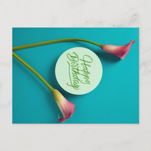 HAPPY BIRTHDAY POSTKARTE (Vorderseite)