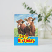 Happy Birthday Postkarte (Stehend Vorderseite)