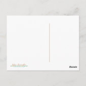 Happy Birthday Postkarte (Rückseite)