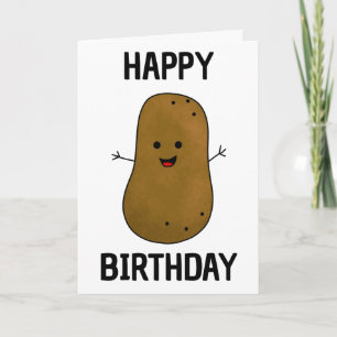 Happy Birthday Potato Karte