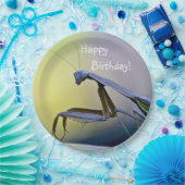 Happy Birthday Praying Mantis Pappteller (Party)
