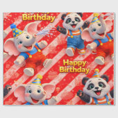 Happy birthday premium wrapping paper de geschenkpapier (Flach)