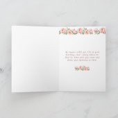 Happy Birthday Pretty Pink Peonies & Roses Karte (Innenseite)