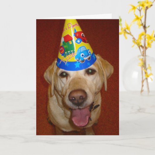 Happy Birthday Prima Karte (Gelbe Blume)