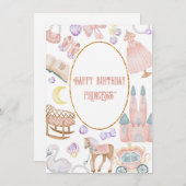 Happy Birthday Princess Baby Girl (Vorne/Hinten)