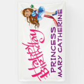 Happy Birthday Princess Banner (Vertikal)