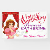 Happy Birthday Princess Banner (Horizontal)