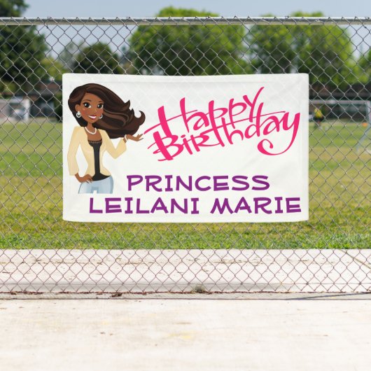 Happy Birthday Princess Banner (Insitu)