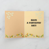 Happy Birthday Princess Niedlich Face Card Dankeskarte (Innenseite)