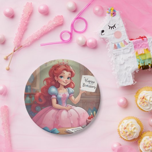 Happy Birthday Princess Paper Tellers Pappteller (Party)