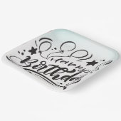 Happy Birthday Printed Custom Niedlich Tellers Pappteller (Gewinkelt)