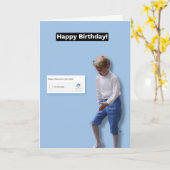 Happy Birthday - Prinz George Karte (Gelbe Blume)