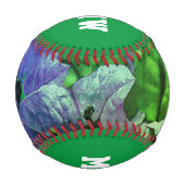 Happy Birthday PROVERBS 31 Custom Green Floral Baseball (Rückseite)