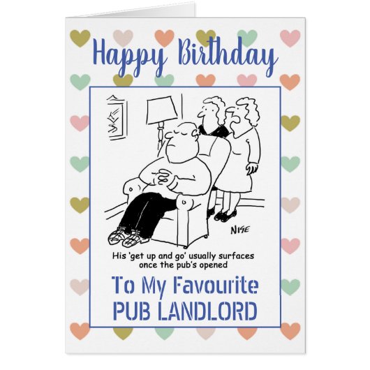 Happy Birthday Pub Landlord (Vorne)