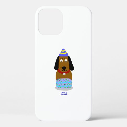Happy Birthday Pup Apple iPhone 12 Fall Case-Mate iPhone Hülle (Rückseite)