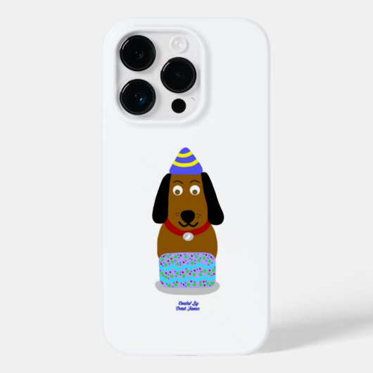 Happy Birthday Pup Apple iPhone 14 Pro Fall Case-Mate iPhone Hülle (Rückseite)