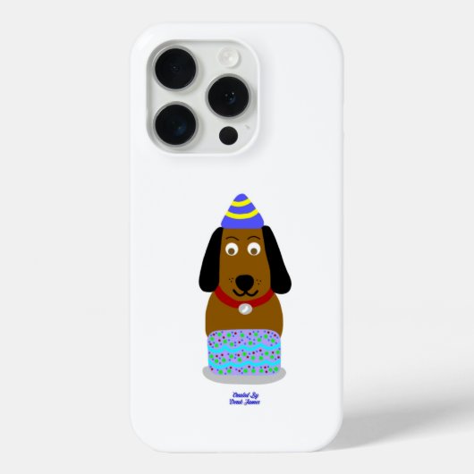 Happy Birthday Pup Apple iPhone 15 Pro Fall Case-Mate iPhone Hülle (Rückseite)
