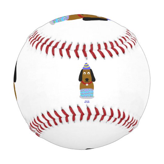 Happy Birthday Pup Baseball (Vorderseite)