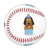 Happy Birthday Pup Baseball (Vorderseite Links)