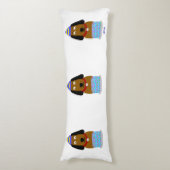 Happy Birthday Pup Body Pillow Seitenschläferkissen (Vorderseite Vertikal)