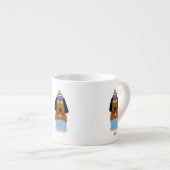 Happy Birthday Pup Espresso Tasse (Vorderseite Rechts)