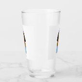 Happy Birthday Pup Glass Tumbler (Links)