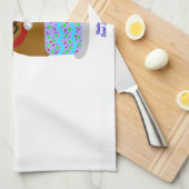 Happy Birthday Pup Küchentuch (Viertel Falte)