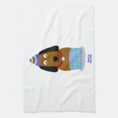 Happy Birthday Pup Küchentuch (Vertikal)