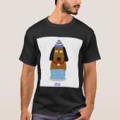 Happy Birthday Pup Men's Black Basic T Shirt (Vorderseite)
