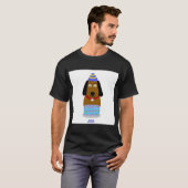 Happy Birthday Pup Men's Black Basic T Shirt (Vorne ganz)