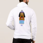 Happy Birthday Pup Men's Full Zip Hoodie (Rückseite)