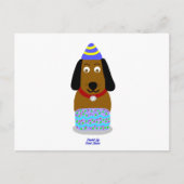 Happy Birthday Pup Postcard Postkarte (Vorderseite)