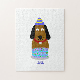 Happy Birthday Pup Puzzle (27,94 cm x 35,56 cm)