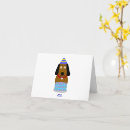Happy Birthday Pup Small Grußkarte Karte