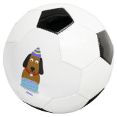 Happy Birthday Pup Soccer Ball (Dreiviertel)
