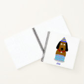 Happy Birthday Pup Spiral Notebook Notizblock (Innenseite)