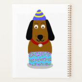 Happy Birthday Pup Standard Planner Planer (Rückseite)