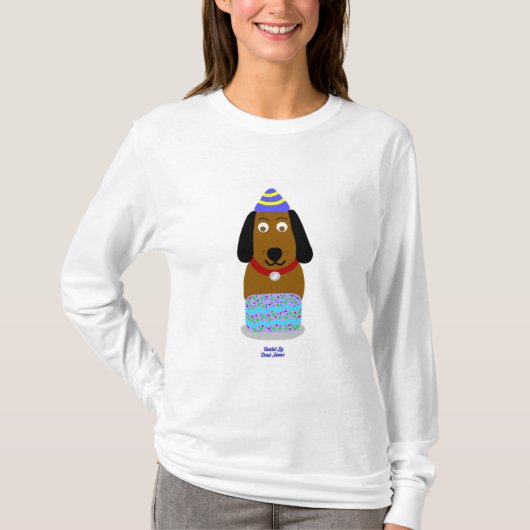 Happy Birthday Pup Women's Long ärmelige Shirt (Vorderseite)