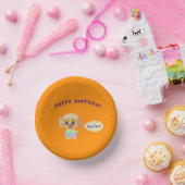 Happy Birthday Puppy Pappteller (Party)