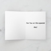 Happy Birthday Puppy Plunge Pool Party Karte (Innenseite)