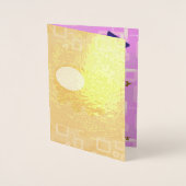 Happy Birthday Puppy Spaceship Koch Ducky Pink Folienkarte (Vorderseite)