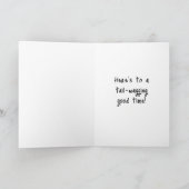 Happy Birthday Puppy Woof Celebrate Fur Real Karte (Innenseite)