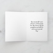 Happy Birthday Purfect Pumpkin Puff Karte (Innenseite)