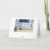 Happy Birthday Purple Flowers Treairs Card Karte (Rückseite)