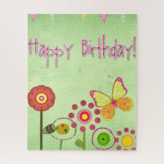 Happy Birthday Puzzle (Vertikal)