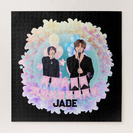 Happy Birthday Puzzle (Vertikal)