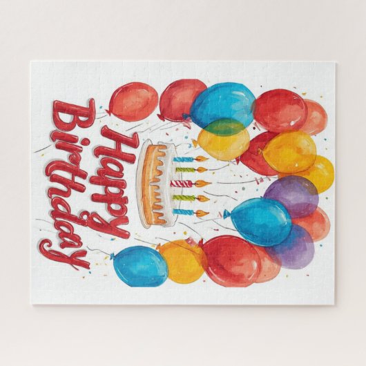 Happy Birthday Puzzle (Horizontal)