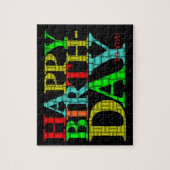 Happy Birthday Puzzle (Vertikal)