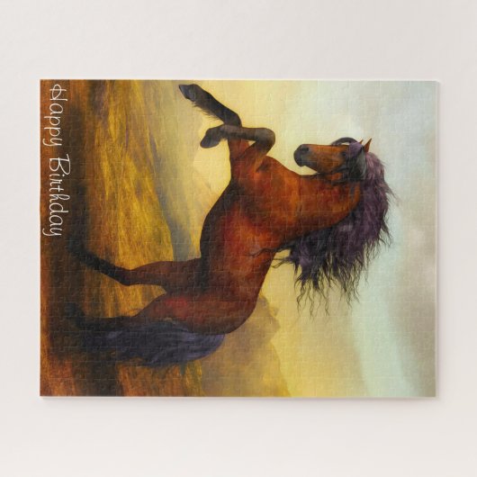 Happy Birthday Puzzle (Horizontal)